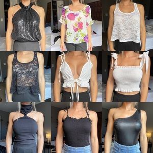 Lot of 15 shein tanks blouses going out